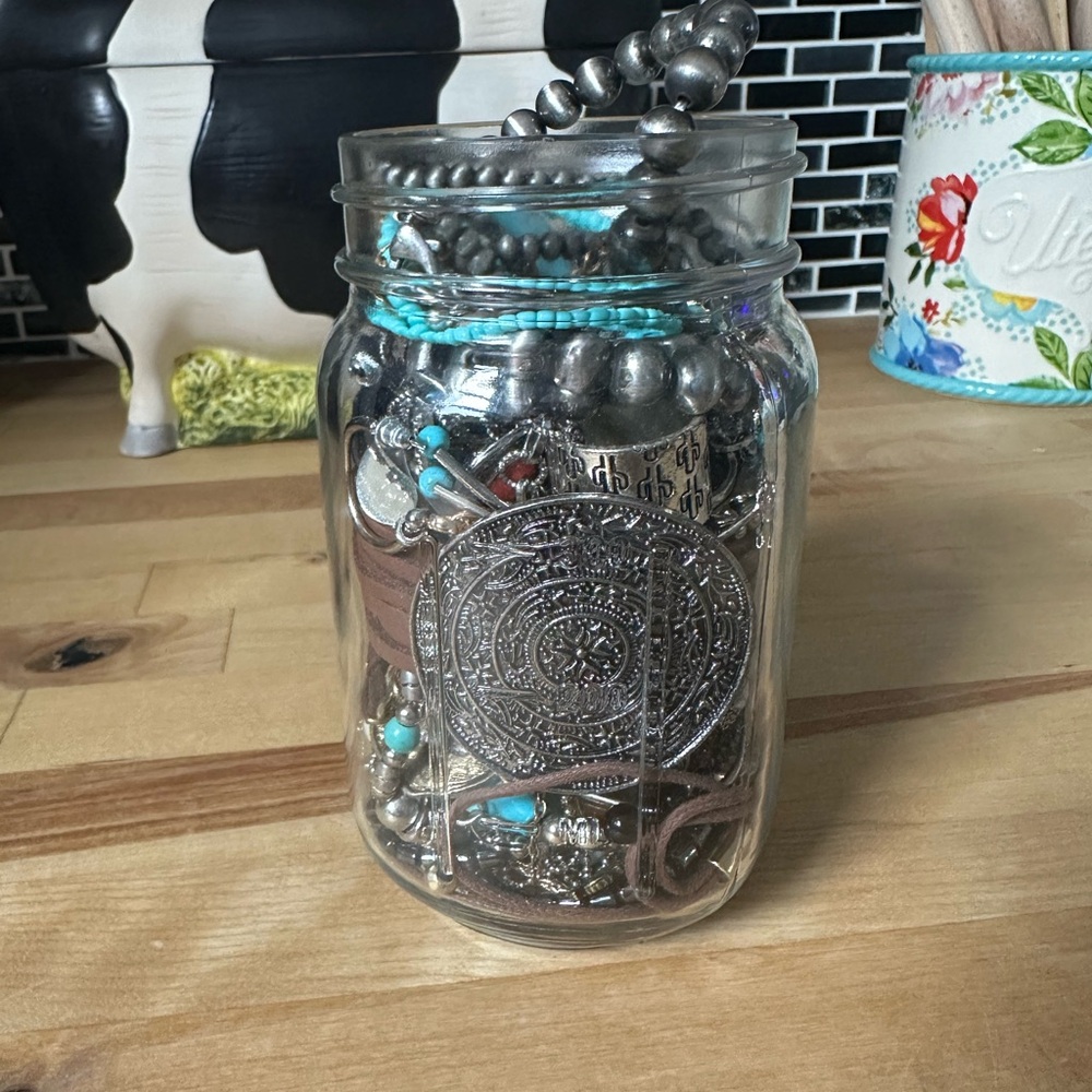Western mystery jewelry jar